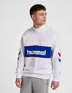Bluzy męskie - HUMMEL BLUZA Z DŁUGIM RĘKAWEM Z LOGO BIAŁA XXS PUH - miniaturka - grafika 1
