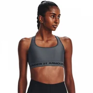 Bielizna sportowa damska - Biustonosz sportowy  UNDER ARMOUR UA CROSSBACK MID BRA - miniaturka - grafika 1