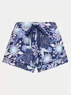 Piżamy damskie - Hunkemöller Szorty piżamowe Lillies Garden 205109 Niebieski Regular Fit - miniaturka - grafika 1