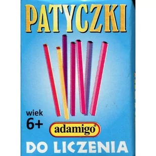 Adamigo Patyczki do liczenia krótkie - Przybory szkolne - miniaturka - grafika 1