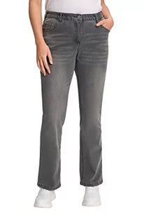 Ulla Popken Damski biustonosz Underwired biustonosz, miękki, gładki, miseczki C, jasnoszary denim, 32W / 32L - Biustonosze - miniaturka - grafika 1