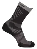 Skarpetki męskie - SALOMON Skarpety sportowe "Aero Crew" w kolorze czarno-szarym - miniaturka - grafika 1