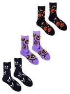 Skarpetki męskie - Skarpety Bawełniane Halloween 3Pak 43-46 Yoclub - miniaturka - grafika 1