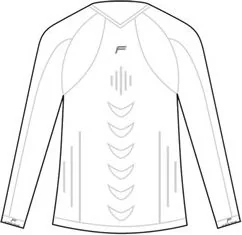 Fuse Koszulka męska Staycool Megalight 140 długi rękaw biała r. XL FSE-15-1001-8-3-0001 - Koszulki sportowe męskie - miniaturka - grafika 1