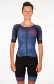 Bielizna sportowa męska - ZEROD Strój triathlonowy damski RACER TT SUIT hot purple mist - miniaturka - grafika 1