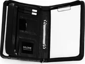 Teczki i aktówki - Solome SKÓRZANA AKTÓWKA TECZKA NA DOKUMENTY BIWUAR SOLOME A5 CZARNA - miniaturka - grafika 1