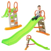 Place zabaw - Mochtoys Zjeżdżalnia Wodna Ogrodowa Dla Dzieci Ze Ścianką Wspinaczkową Na Ogród Ślizg 198cm - miniaturka - grafika 1