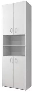 Słupek łazienkowy Adaś 4D biały 56 cm - Szafki łazienkowe - miniaturka - grafika 1