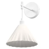 Oprawy, klosze i abażury - Lampa ścienna LEDVANCE whiteReplica Pulp wykonana z metalu i papier-mâché, E14, długość 218 mm, klosz wykonany z materiału pochodzącego z recyklingu, trwała dzięki wymiennemu źródłu światła, łatwa instalacja - miniaturka - grafika 1