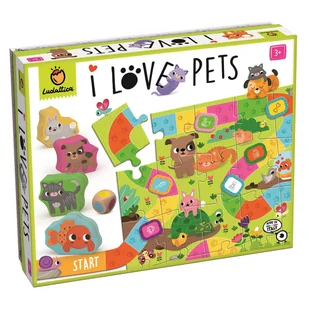 Pierwsza gra planszowa I Love Pets Ludattica - Jak zajmować się zwierzątkiem - Gry planszowe Pierwsza gra planszowa I Love Pets Ludattica - Jak zajmować się zwierzątkiem - Gry planszowe - miniaturka - grafika 1