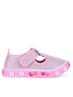 Nelli Blu Kapcie CF2500-3(DZ) Różowy - Buty dla dziewczynek - miniaturka - grafika 1