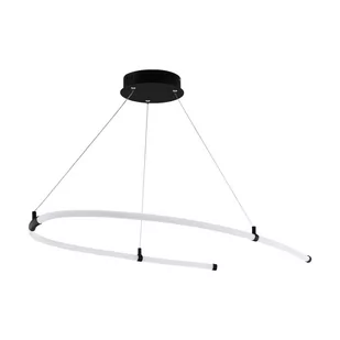 Eglo Alamedilla 99429 lampa wisząca zwis 1x27W LED czarna/biała - Lampy sufitowe - miniaturka - grafika 1