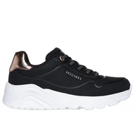 Trampki damskie - Buty dziecięce Skechers Uno Lite 310384LBLK - czarne - miniaturka - grafika 1