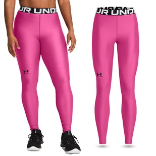 Legginsy treningowe damskie damskie UNDER ARMOUR szybkoschnące termoaktywne - Spodnie sportowe damskie - miniaturka - grafika 1