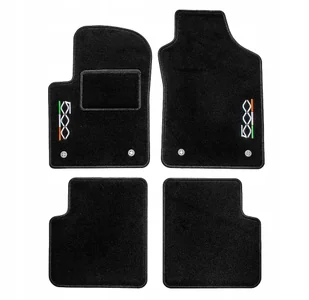 Dywaniki welurowe do Fiat 500 od 2007- Haft - Dywaniki samochodowe - miniaturka - grafika 1