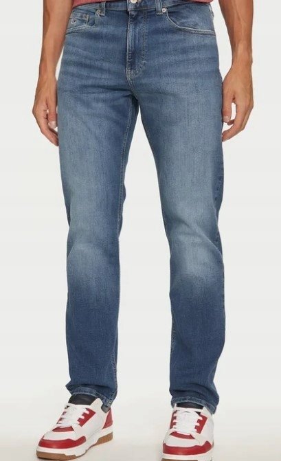TOMMY JEANS RAYAN SPODNIE JEANSOWE NIEBIESKIE NA CO DZIEŃ 32/30 17CA