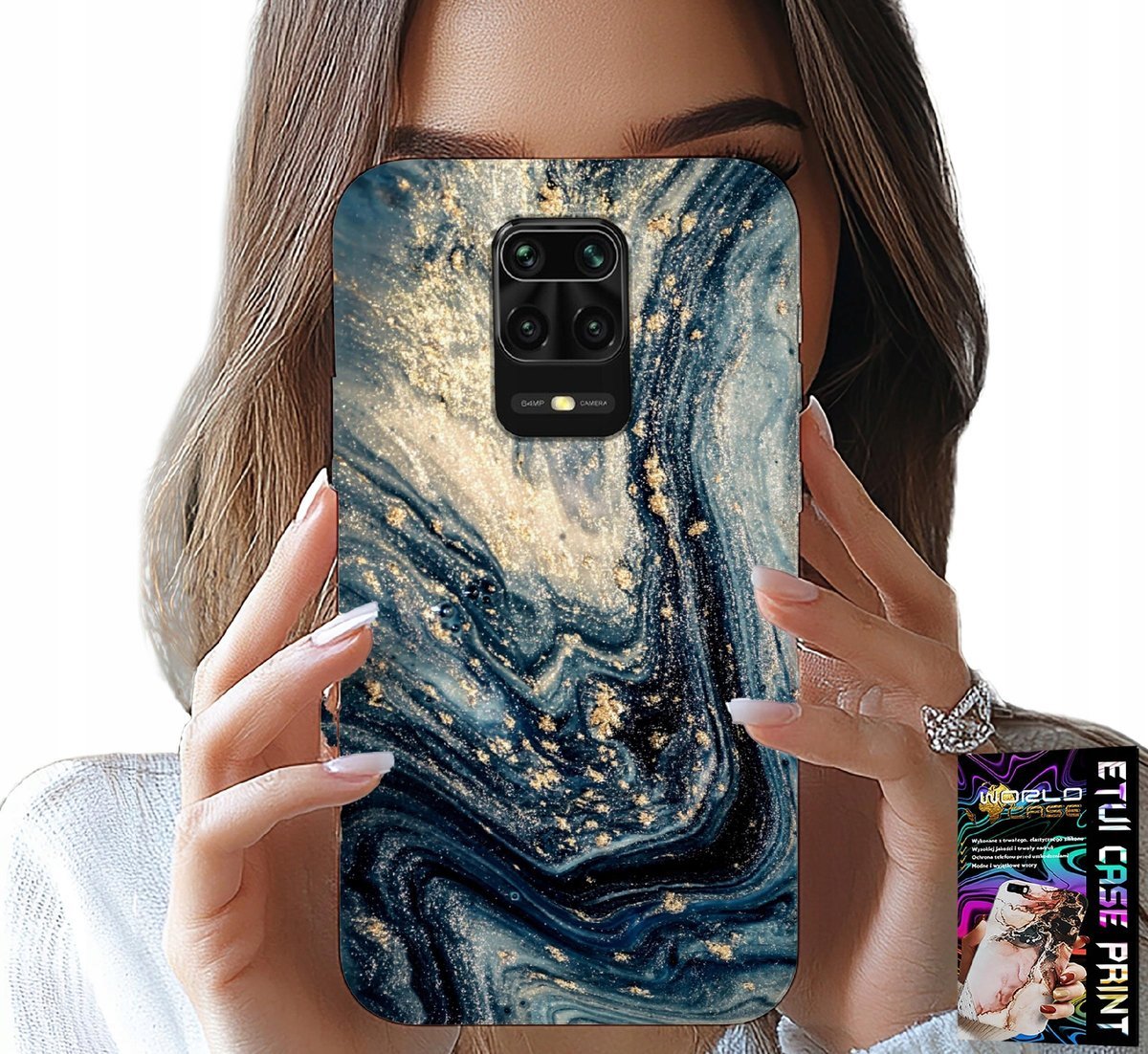 ETUI DO XIAOMI NOTE 9 PRO / 9S - KAMIENNE ELEGANCKIE WZORY OBUDOWA CASE