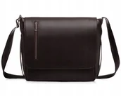 Torby męskie - BRĄZOWA TORBA MĘSKA NA DOKUMENTY SOLOME NEVADA - miniaturka - grafika 1