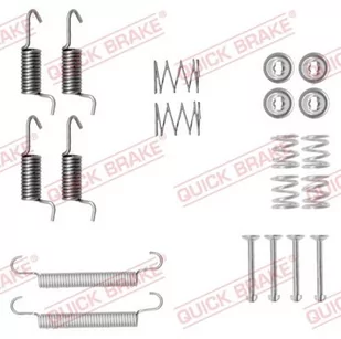 Zestaw akcesoriów, szczęki hamulcowe hamulca postojowego Quick Brake 105-0899 - Układ hamulcowy - akcesoria - miniaturka - grafika 1