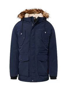 JACK & JONES Jjtimo Parka kurtka męska, granatowy blezer, XL - Kurtki męskie - miniaturka - grafika 1
