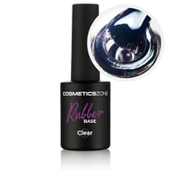 Lakiery hybrydowe - Baza kauczukowa przezroczysta Rubber Base Clear 15ml - miniaturka - grafika 1
