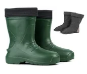 Kalosze męskie - Buty obuwie piankowe kalosze ocieplane Torino 48 - miniaturka - grafika 1