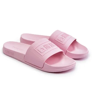 Lekkie Klapki Damskie Big Star OO274036 Różowe - Klapki i japonki damskie - miniaturka - grafika 1