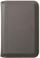Portfele - MAGNETYCZNY PORTFEL RFID UNIQ LYDEN DS STOJAK NA TELEFON SZARY - miniaturka - grafika 1