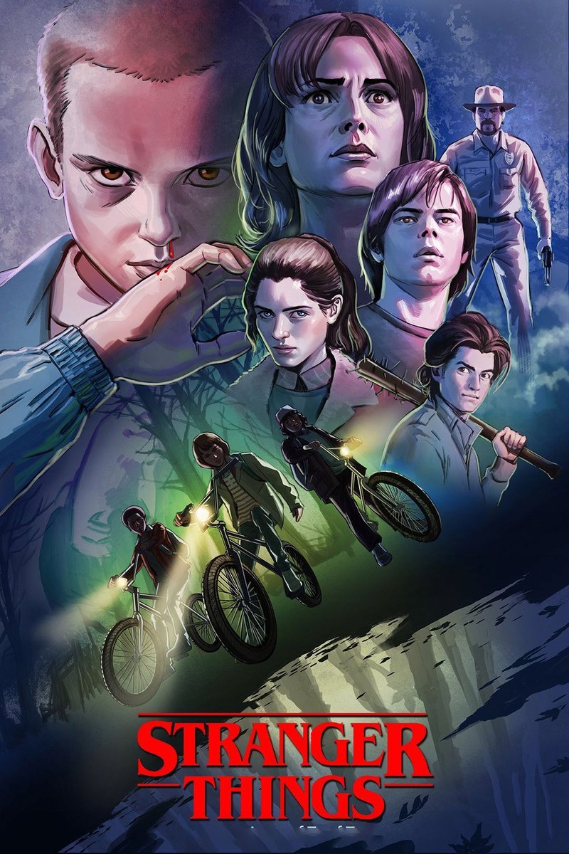 PODKŁADKA POD MYSZ Nadruk 22x18 cm Oryginalny Stranger Things 4 Prezent