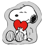 Kołdry i poduszki dla dzieci - Poduszka kształtka dekoracyjna welwetowa Snoopy SNO245017 30 x 20 cm - miniaturka - grafika 1