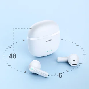 Joyroom TWS ENC wodoodporne IPX4 Bluetooth 5.3 biały (JR-TL11) - Słuchawki - miniaturka - grafika 7