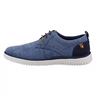 Sneakersy męskie - Hush Puppies Męskie sneakersy Sandy Lace Up, NIEBIESKI, 44.5 EU - miniaturka - grafika 1