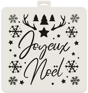Szablon plastikowy, Joyeux Noel - Scrapbooking - miniaturka - grafika 1