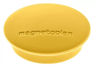magnetoplan uchwytów magnetycznych Junior, 34 MM, 10 sztuk, żółty 02552 - Dekoracje domu - miniaturka - grafika 1