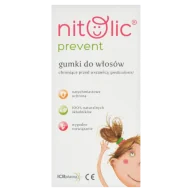 Problemy skórne - Pipi Nitolic Prevent Gumki przeciw wszom do włosów, 4 sztuki - miniaturka - grafika 1
