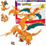 Figurki dla dzieci - Figurka Mega Charizard Klocki Konstrukcyjne Pokemon Duży Zestaw 222 El. - miniaturka - grafika 1