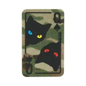 Odzież taktyczna i umundurowanie - M-Tac - Naszywka Queen of Spades - Cordura 500D - MultiCam/Czarny - 51362008 - miniaturka - grafika 1
