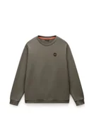 Bluzy męskie - felpa uomo napapijri b-badge np0a8946g0a1 tea leaf - miniaturka - grafika 1