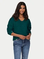 Swetry damskie - ONLY Sweter Rica 15224360 Zielony Regular Fit - miniaturka - grafika 1