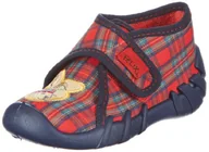 Kapcie damskie - Felix, der Hase Kapcie chłopięce 260080, czerwony - Czerwona kratka 4-22 EU - miniaturka - grafika 1