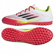 Piłka nożna - Buty adidas F50 Club TF IE1225 biały 42 2/3 - miniaturka - grafika 1
