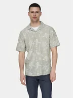 Koszule męskie - Only & Sons Koszula Caiden 22028423 Beżowy Regular Fit - miniaturka - grafika 1