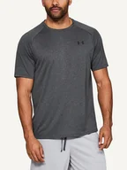 Koszulki męskie - Koszulka męska Under Armour Tech 2.0 Ss Tee Carbon Heather M - miniaturka - grafika 1
