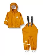 Kurtki i płaszcze dla chłopców - Celavi Unisex Basic Pu Rain Set kurtka przeciwdeszczowa dla dzieci, Buckthorn Brown, 70 - miniaturka - grafika 1