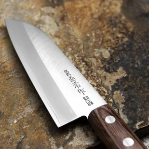 Kanetsune Shirogami #2/SS Nóż Mini Santoku 14 cm - Noże kuchenne - miniaturka - grafika 3