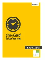 Programy użytkowe i narzędziowe - Reiner SCT timeCard time recording annual license, 100 employees, ESD, 1 year Reklama w telewizji 1 x licencja Pobieranie oprogramowania elektronicznego (ESD) 1 lat(a) 12 mies. - miniaturka - grafika 1