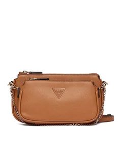 Guess Torebka Noelle II Mini HWZG96 72710 Brązowy - Torebki damskie - miniaturka - grafika 1