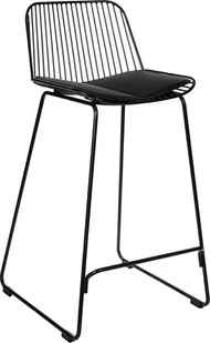 Elior Loftowy hoker Vero 2X - czarny - Taborety i hokery - miniaturka - grafika 1