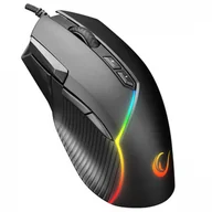 Myszki - Mysz przewodowa Rampage Comfort programowalna 12800 DPI RGB, czarna - miniaturka - grafika 1