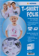 Papier do drukarek - Herma Herma T-Shirt Foil A4 for light + white Textiles 20 Sheets 4525 - miniaturka - grafika 1